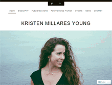 Tablet Screenshot of kristenmyoung.com